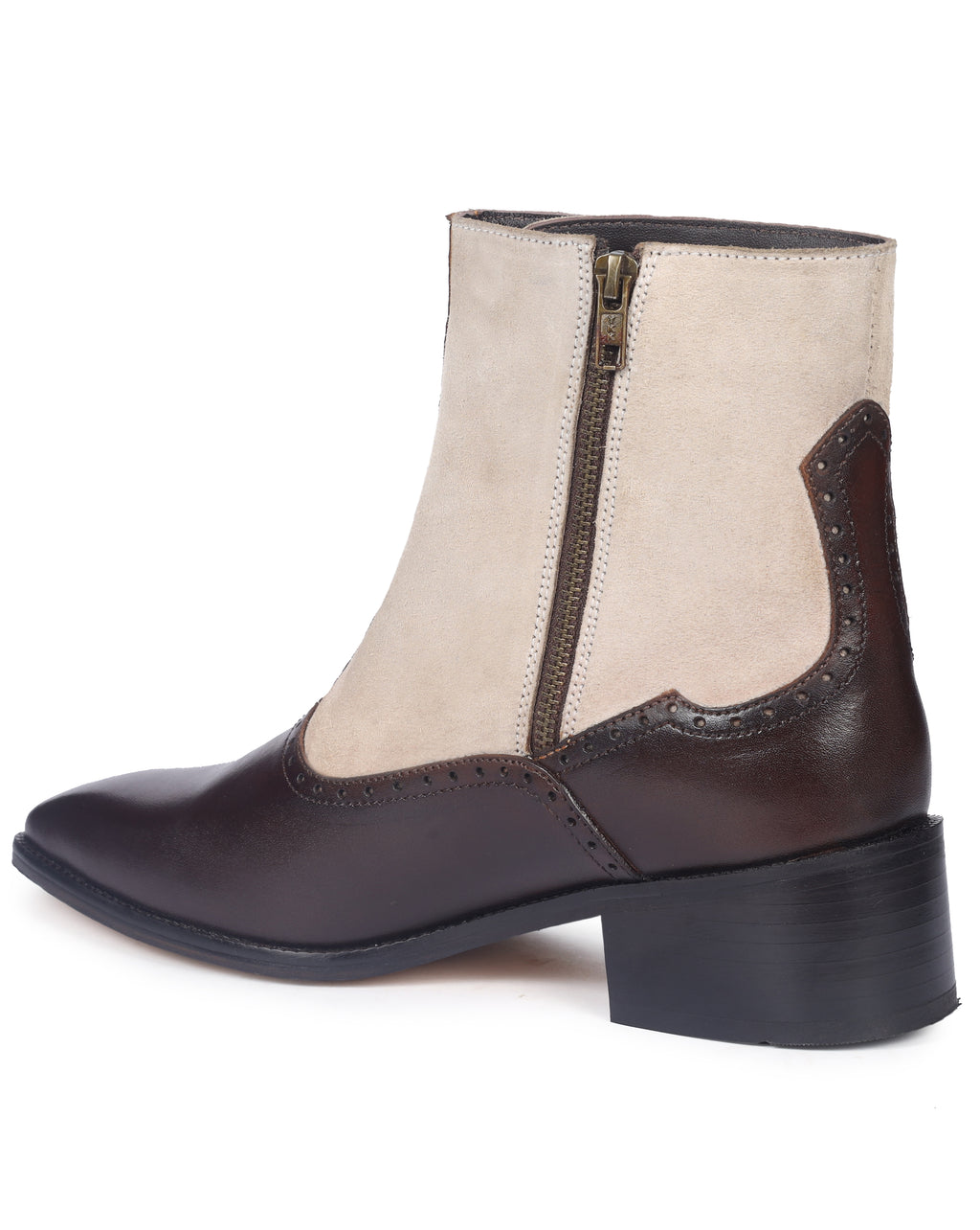 Heritage Two-Tone Spats Boots