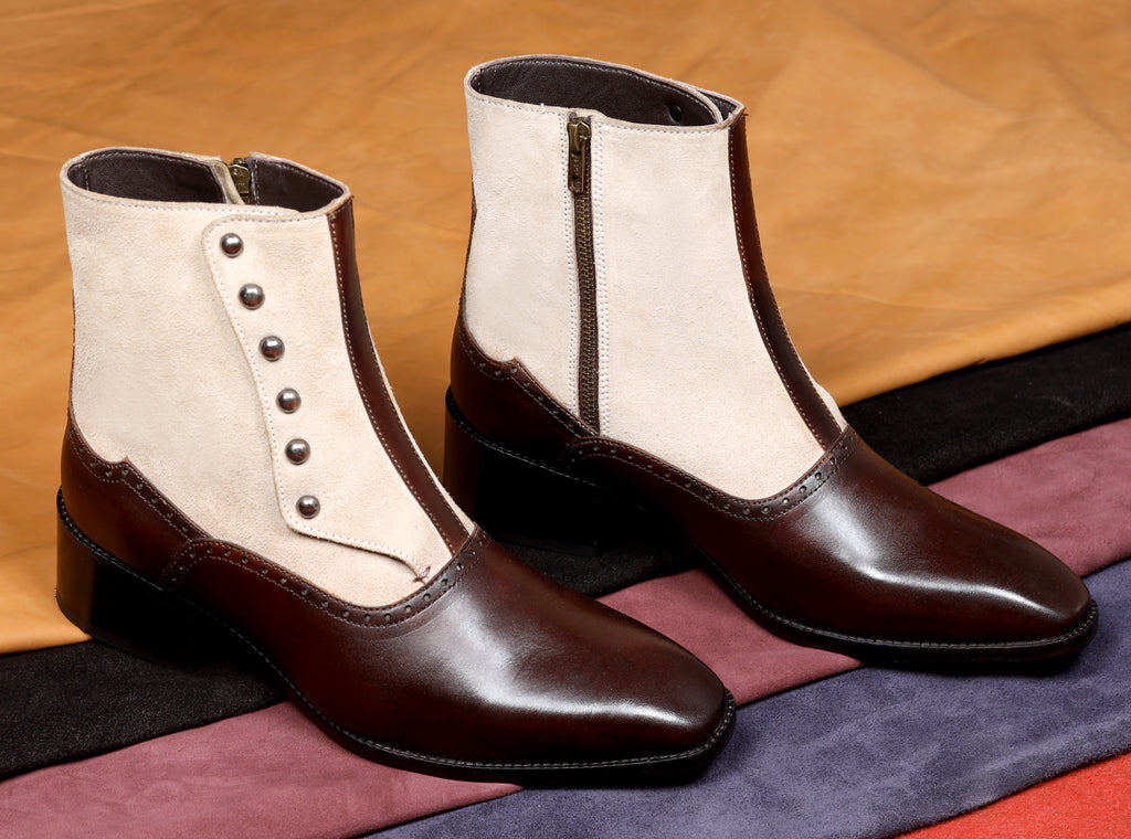 Heritage Two-Tone Spats Boots