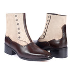 Heritage Two-Tone Spats Boots
