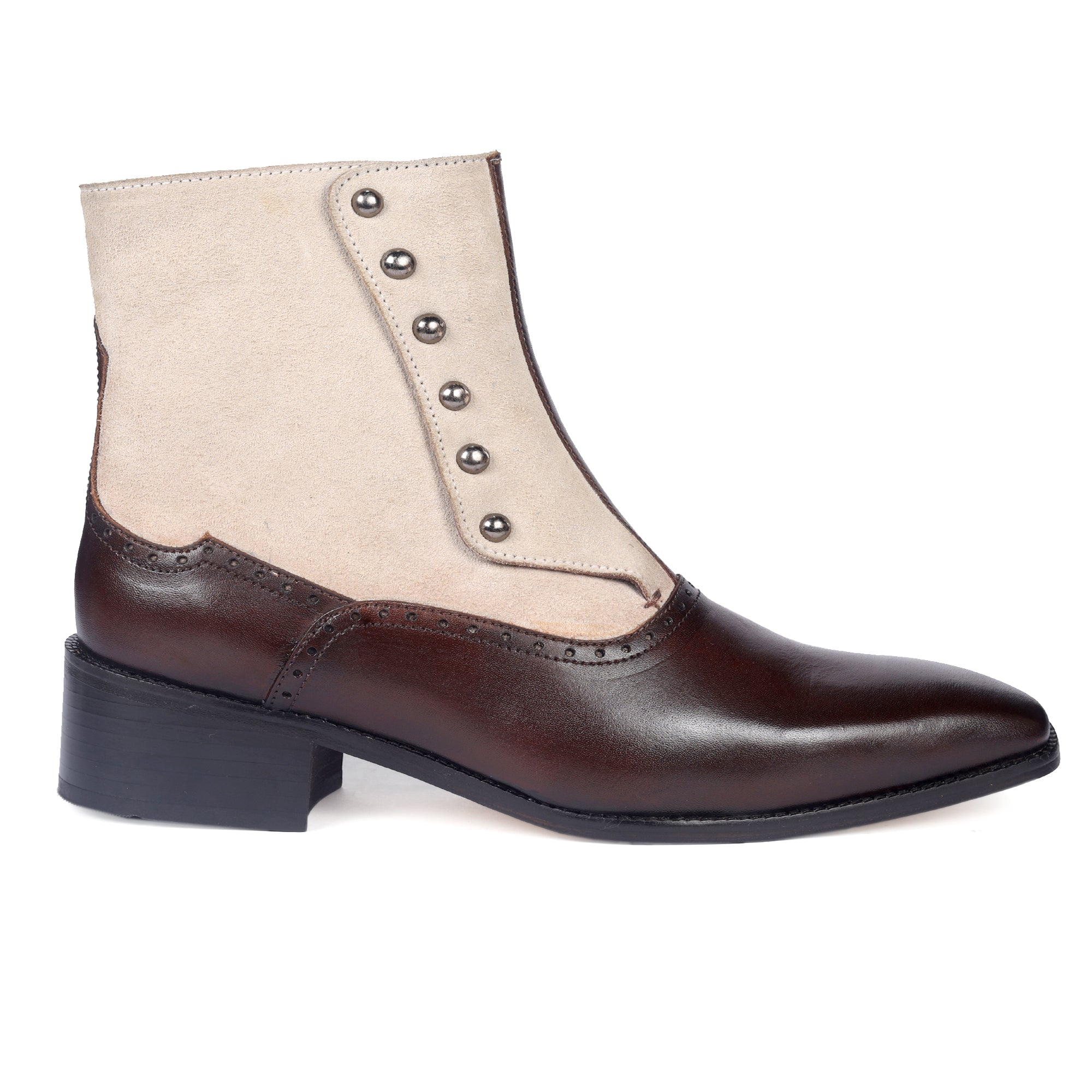 Heritage Two-Tone Spats Boots