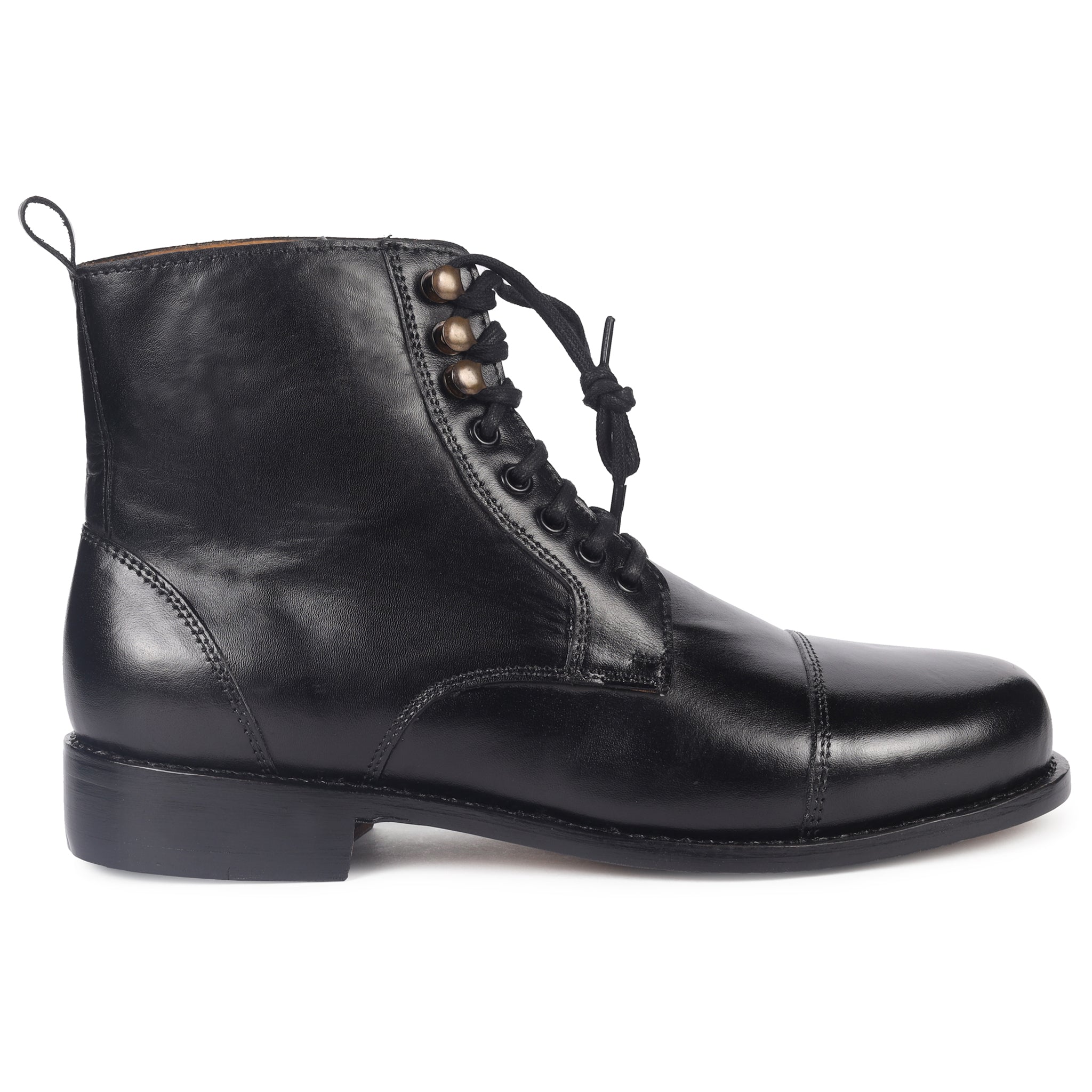 Cap Toe Derby Boots
