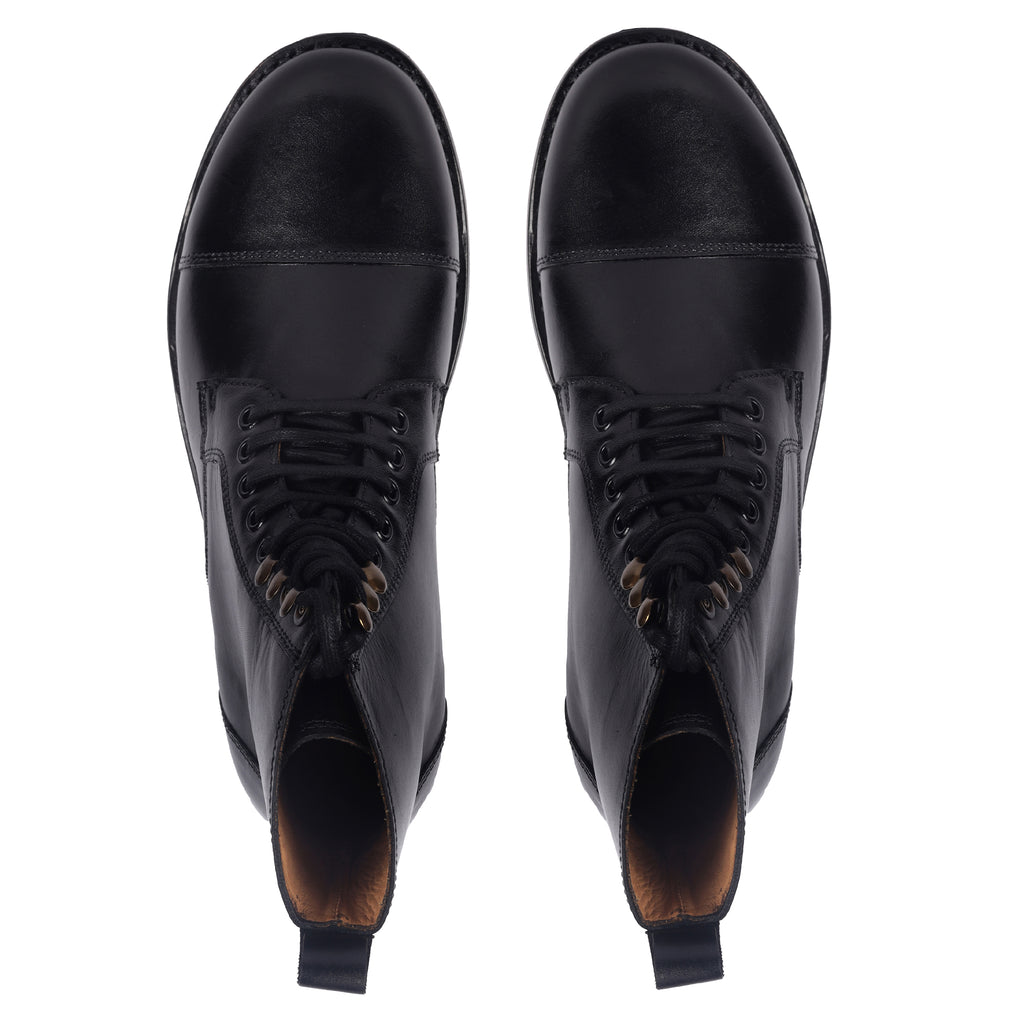 Cap Toe Derby Boots