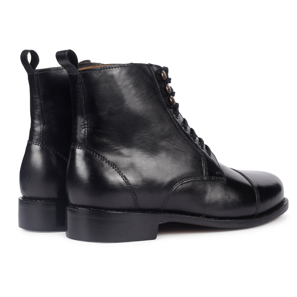 Cap Toe Derby Boots