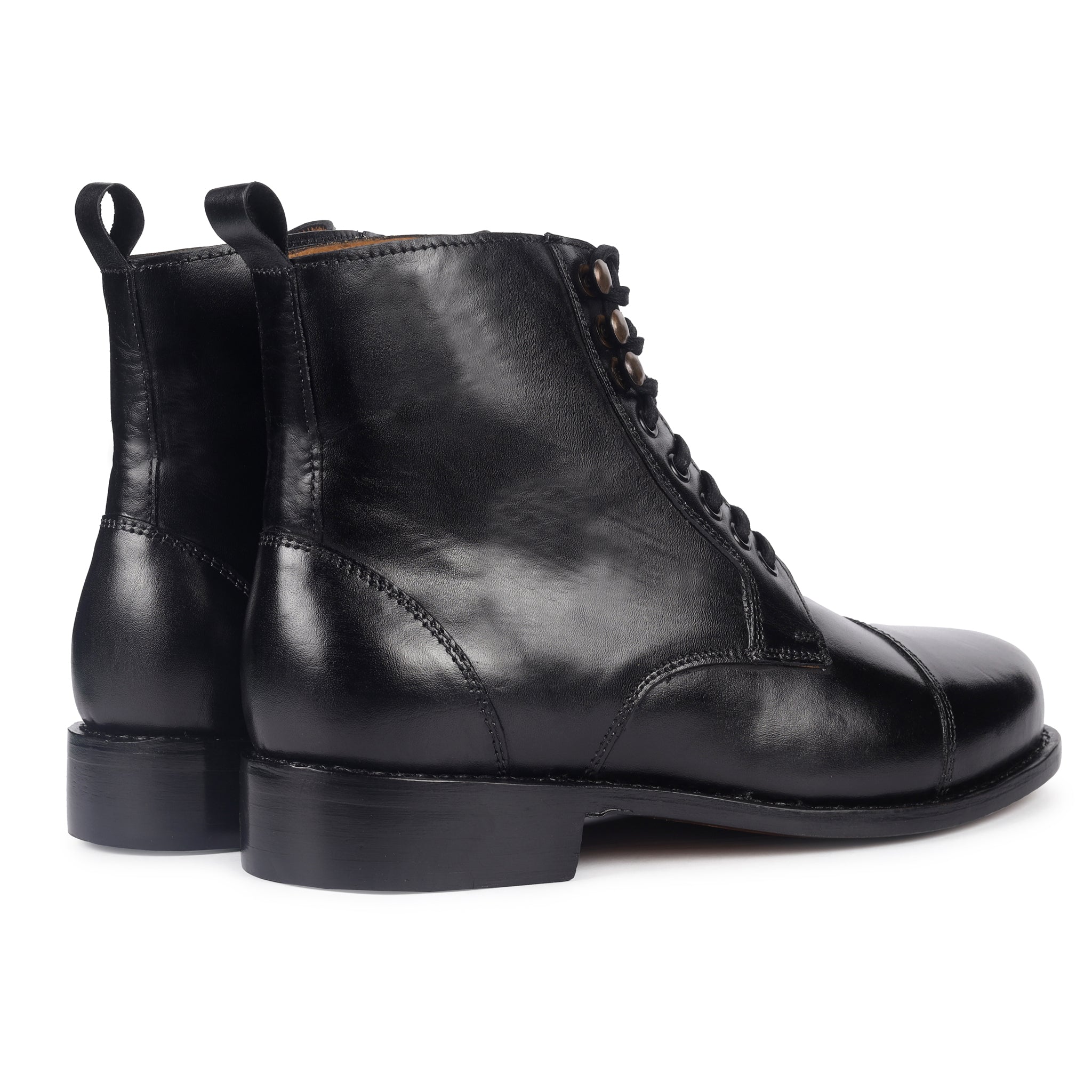 Cap Toe Derby Boots