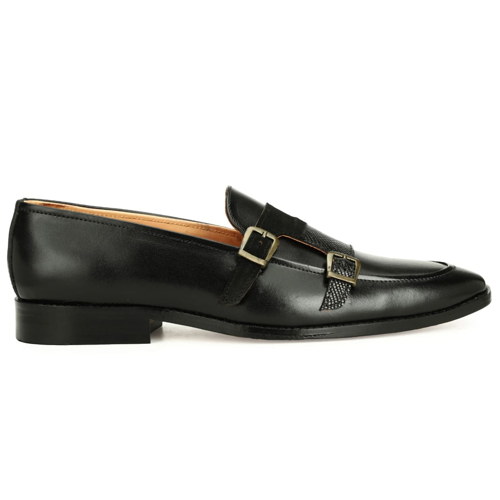 Double Monk Strap Loafers