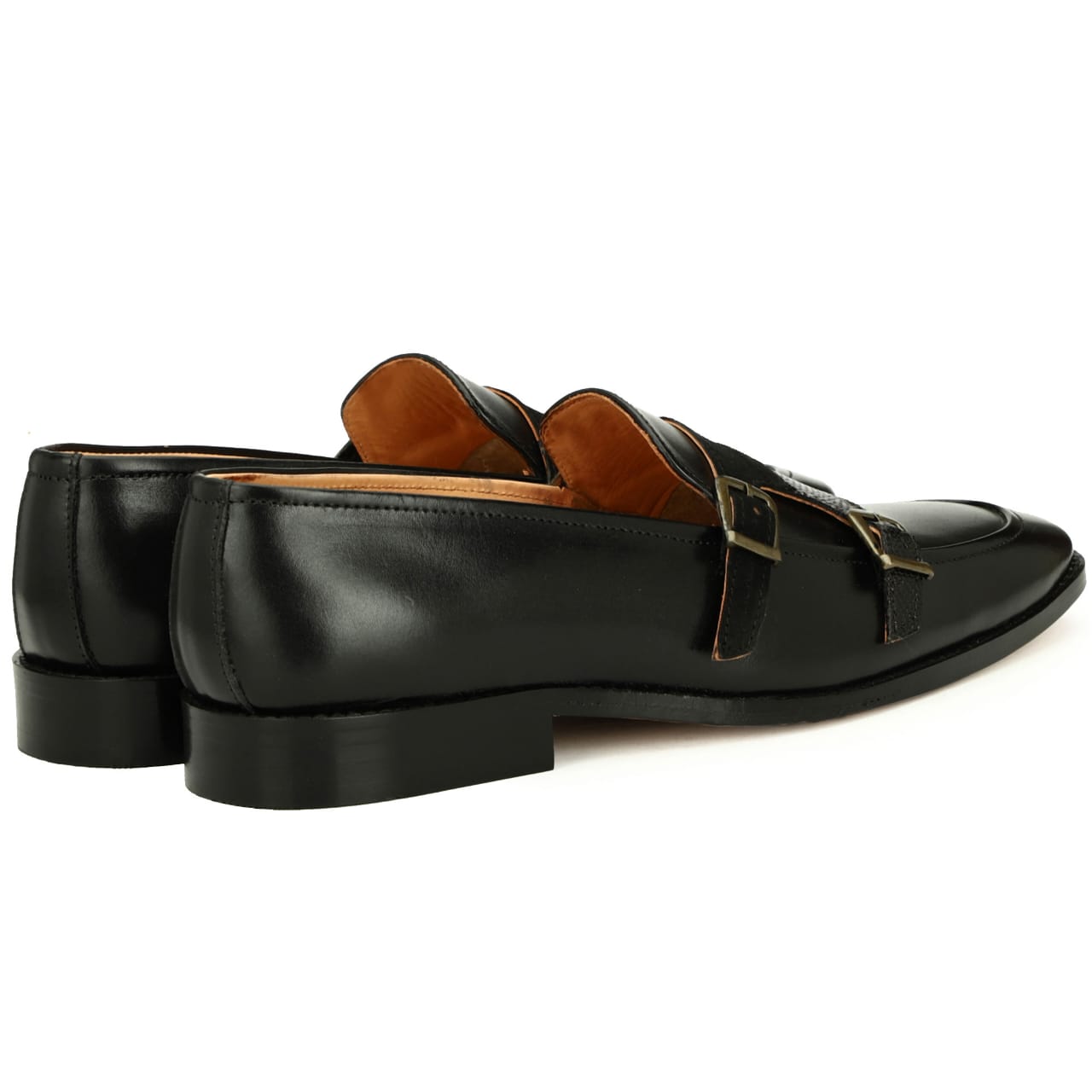 Double Monk Strap Loafers