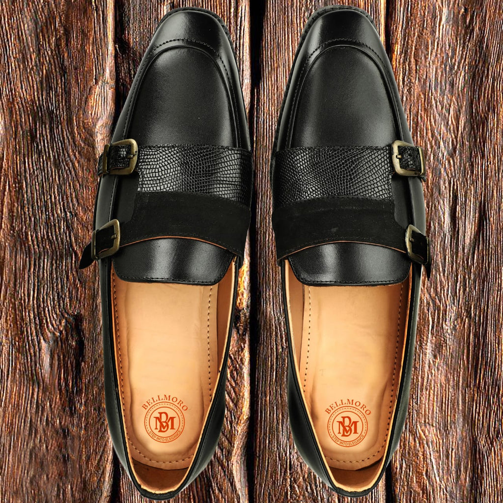 Double Monk Strap Loafers