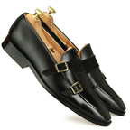 Double Monk Strap Loafers