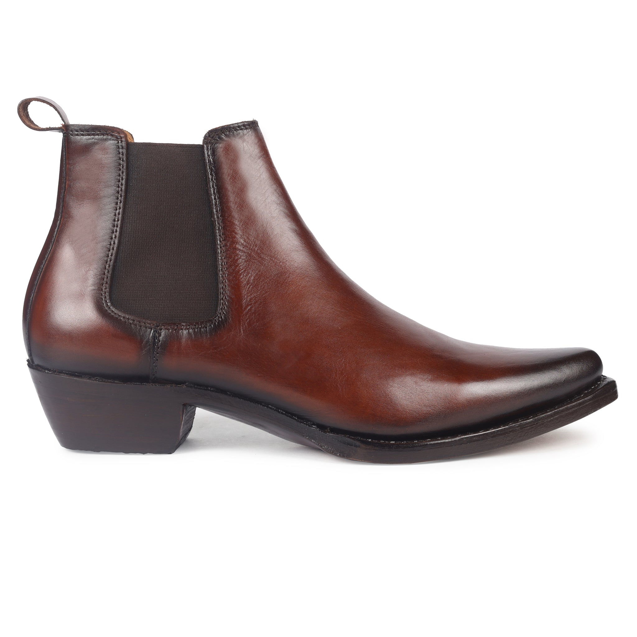 Plain Toe Chelsea Boots