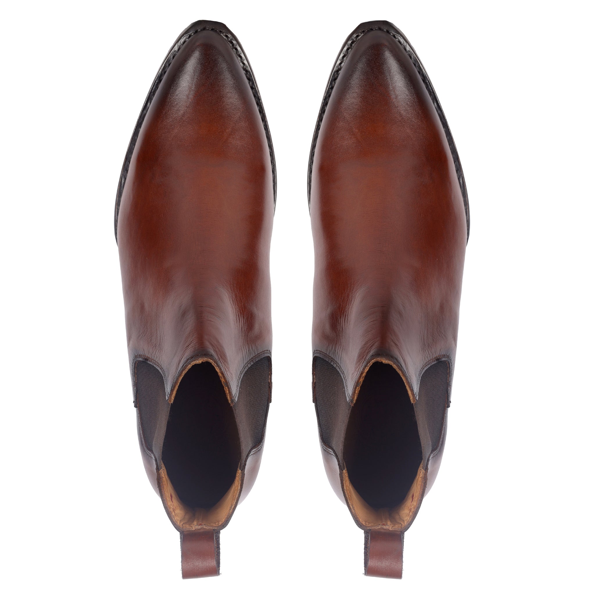 Plain Toe Chelsea Boots