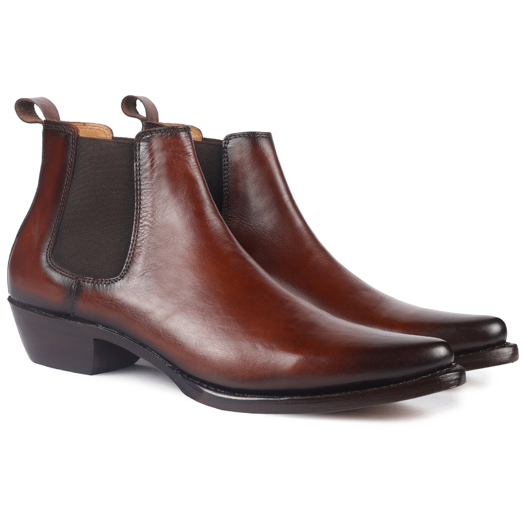Plain Toe Chelsea Boots