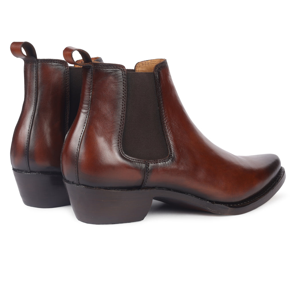Plain Toe Chelsea Boots