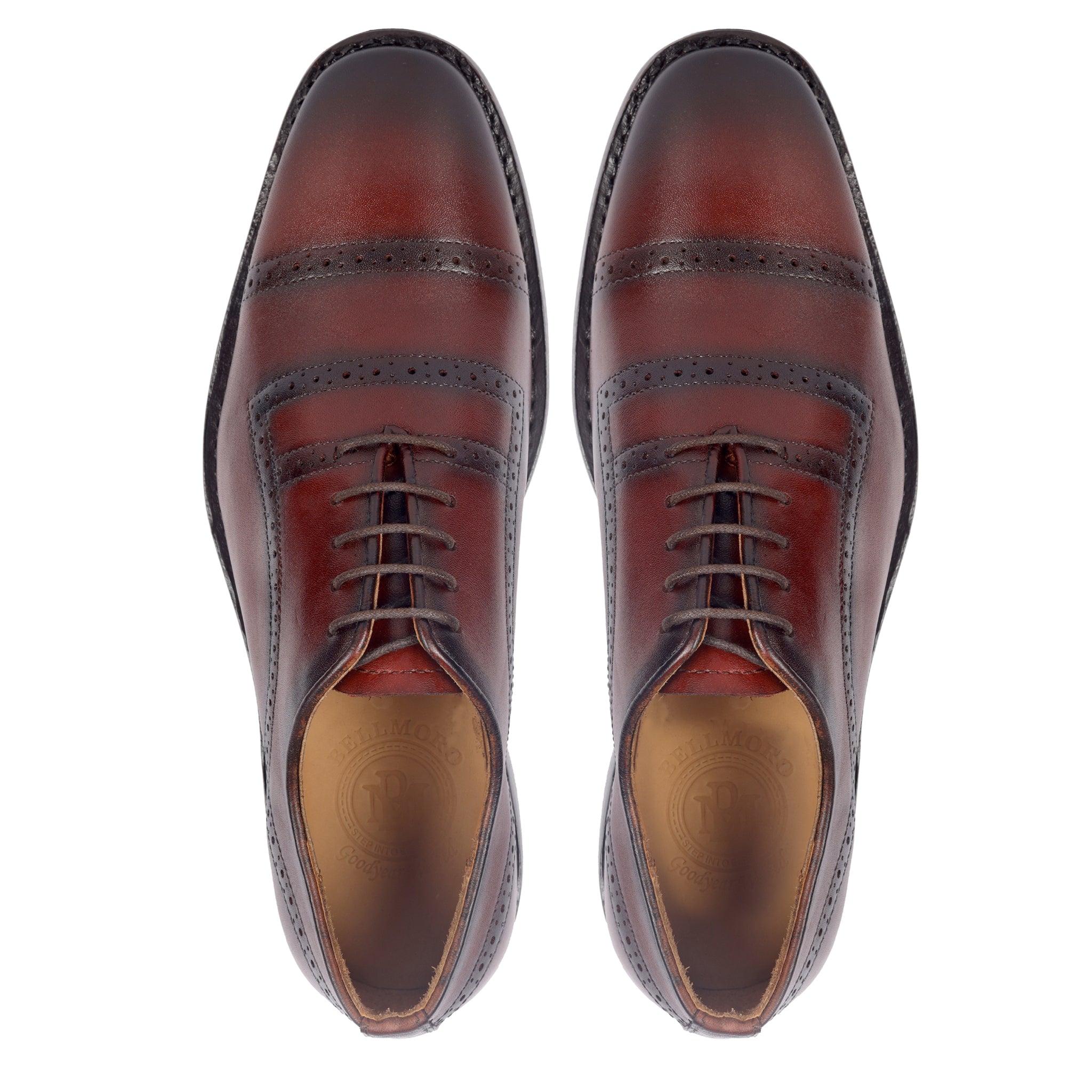 Quarter Brogue Oxford Cap Toes