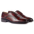 Quarter Brogue Oxford Cap Toes