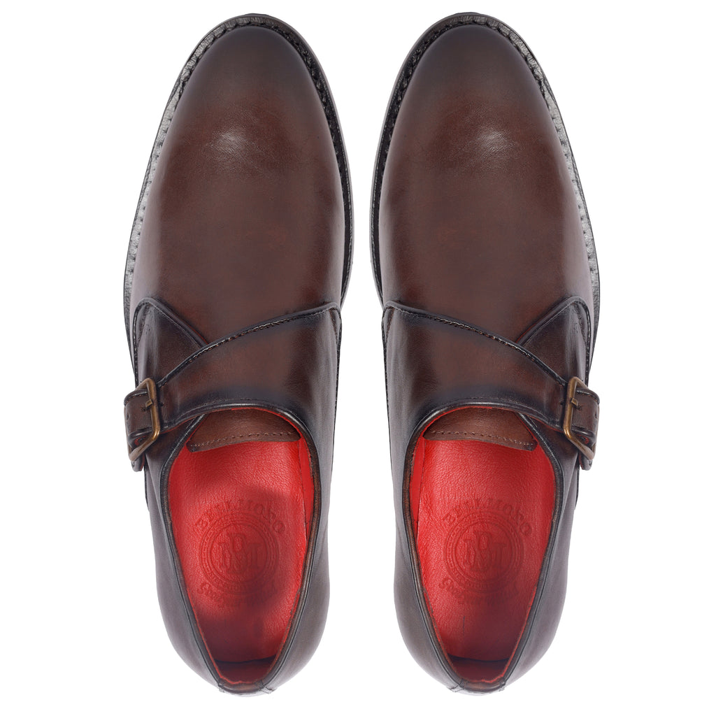 Single Monk Strap Dress Shoes