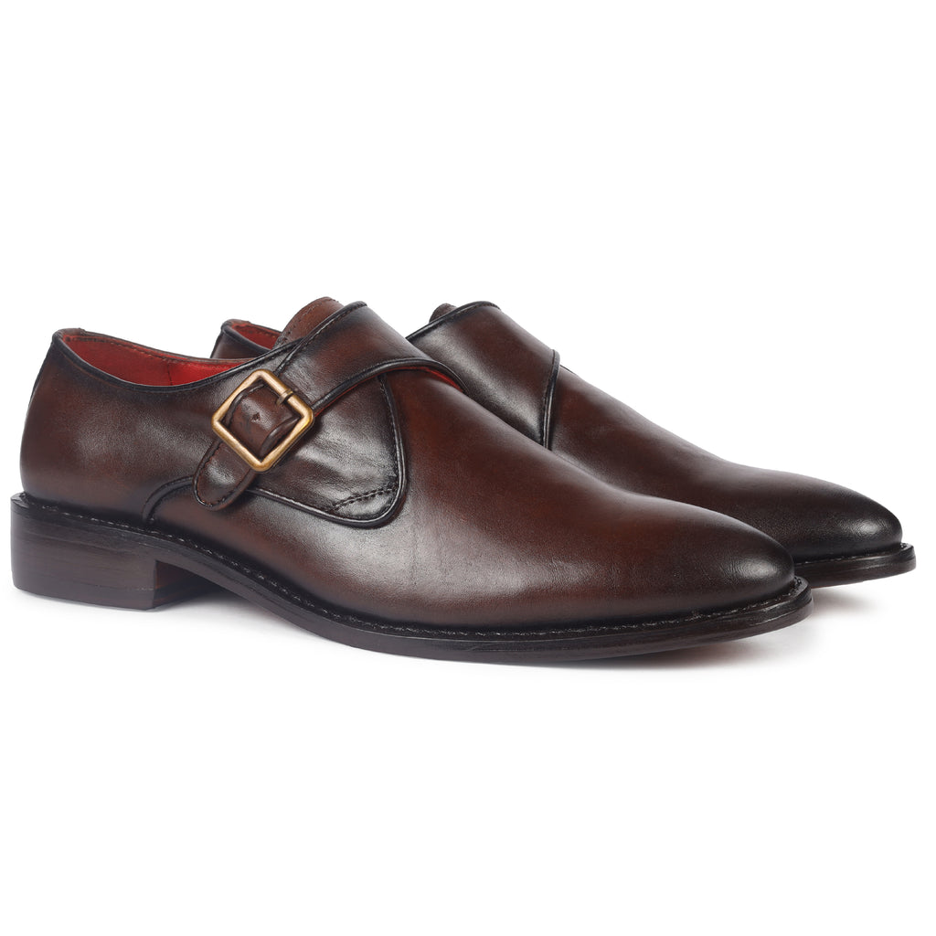 Single Monk Strap Dress Shoes