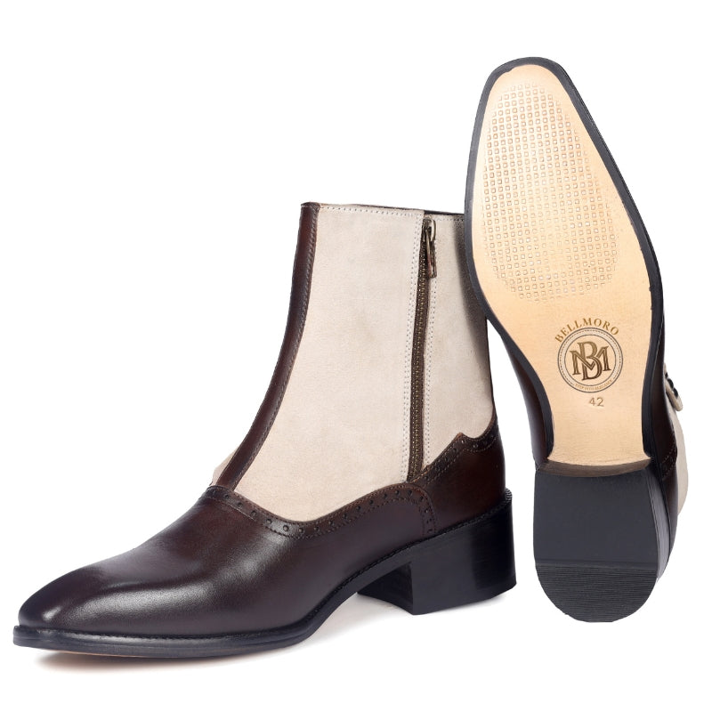 Heritage Two-Tone Spats Boots
