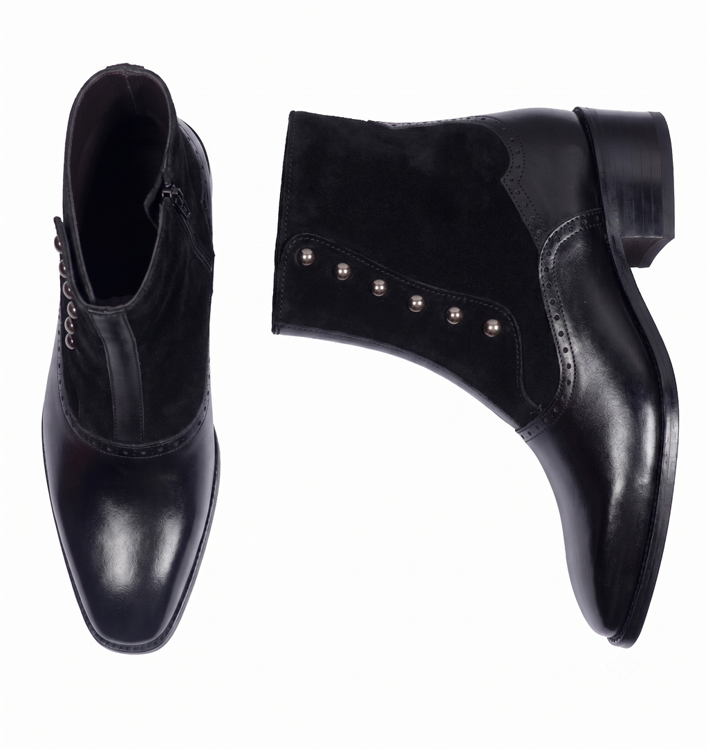 Heritage Two-Tone Spats Boots