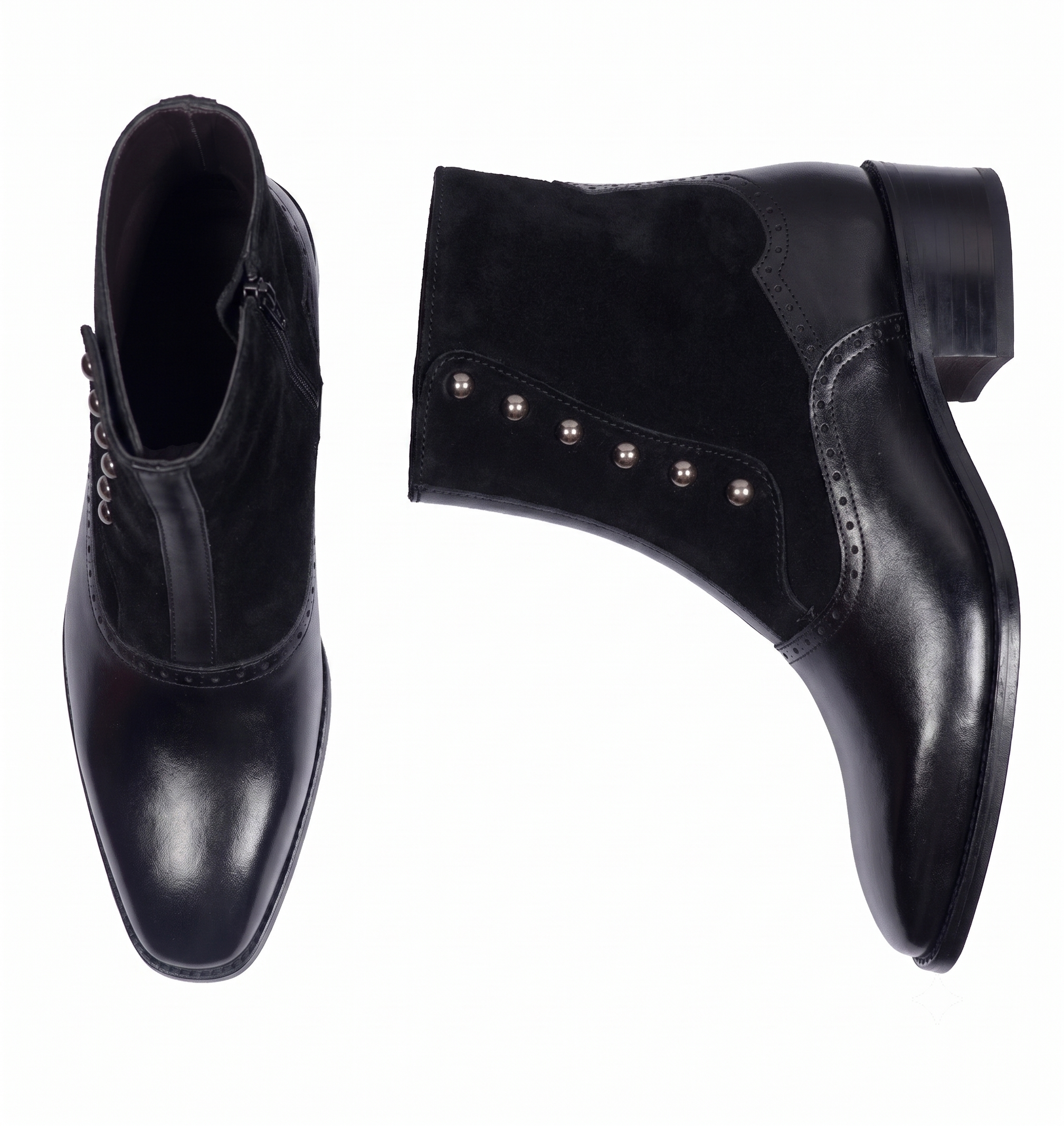 Heritage Two-Tone Spats Boots