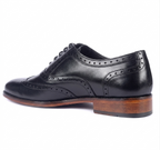 Premium Leather Oxford Dress Shoes – Bellmoro Classic Black Wingtips