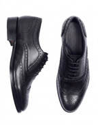 Premium Leather Oxford Dress Shoes – Bellmoro Classic Black Wingtips
