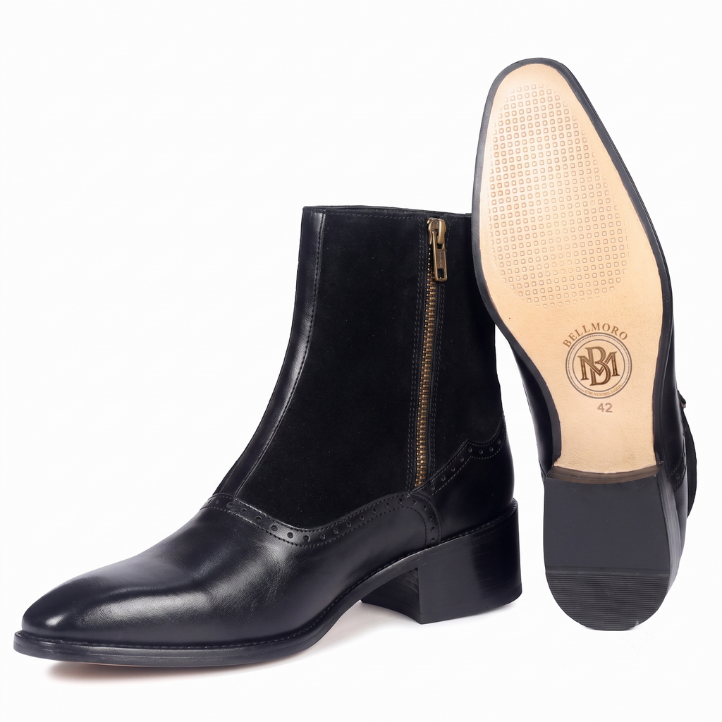 Heritage Two-Tone Spats Boots