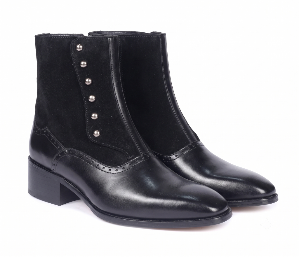 Heritage Two-Tone Spats Boots