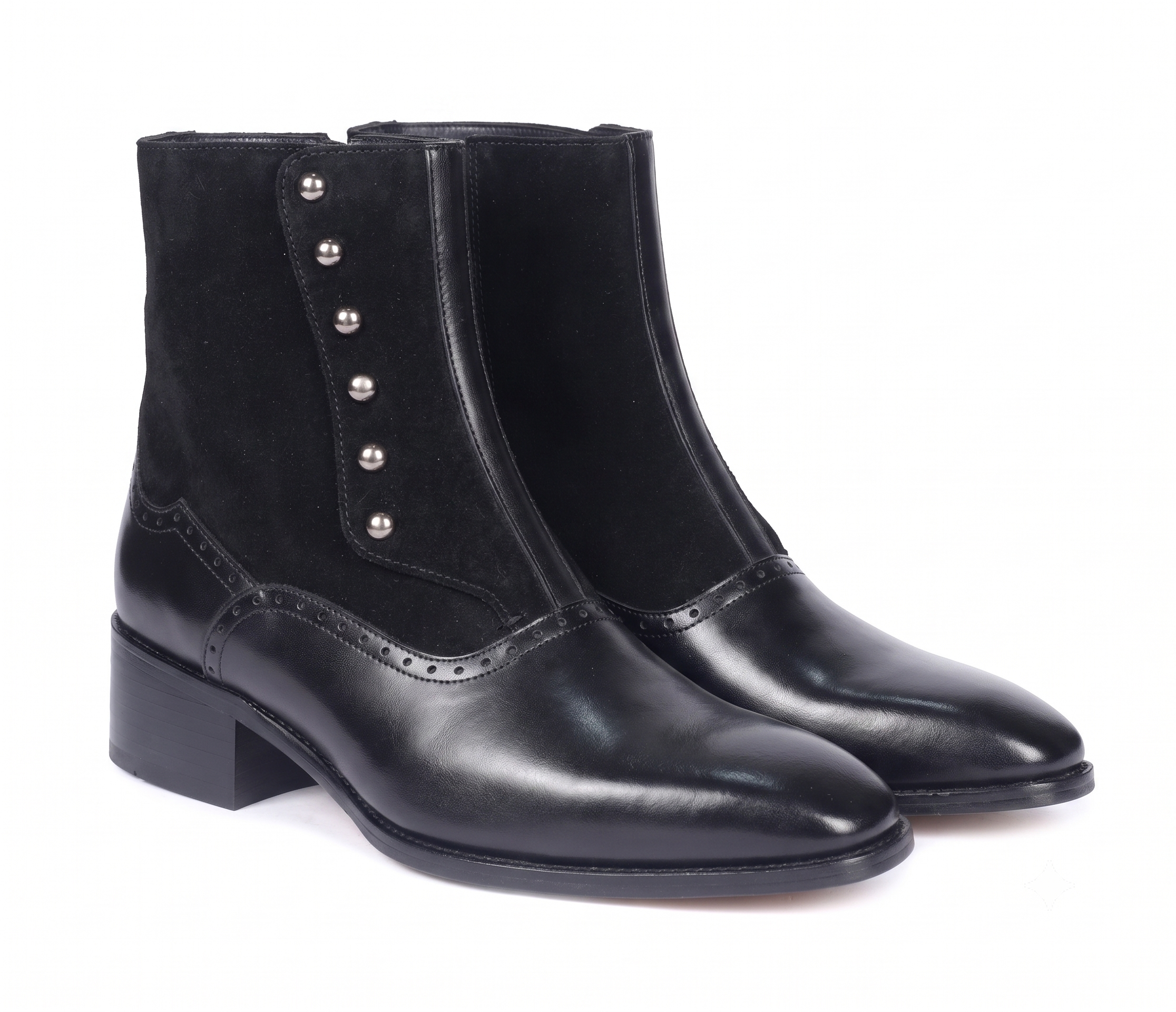 Heritage Two-Tone Spats Boots