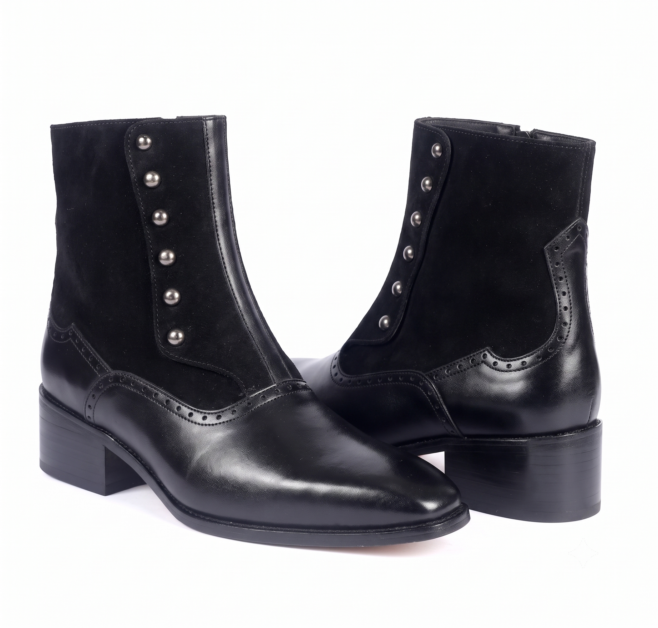 Heritage Two-Tone Spats Boots