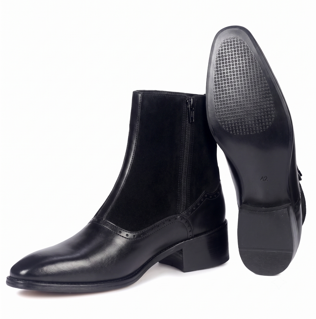 Heritage Two-Tone Spats Boots