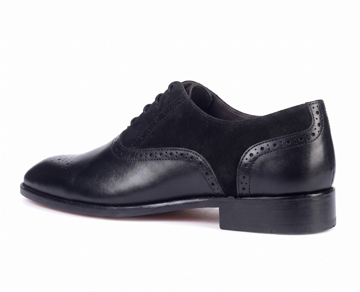 Bellmoro Midnight Spectator Oxfords Black